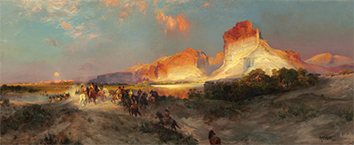 Green River Cliffs, Wyoming Thomas Moran